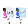 LVN Retractable ID Badge Reel