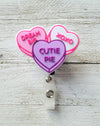 Valentine's Day Heart Candy ID Badge