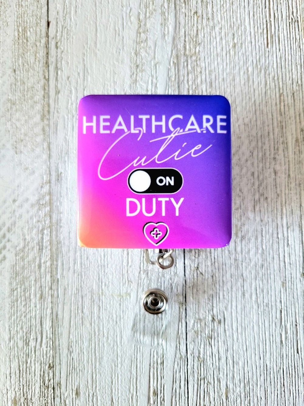 Wholesale Healthcare Cutie On Duty Retractable ID Badge Reel – Reflections  by Zana B2B