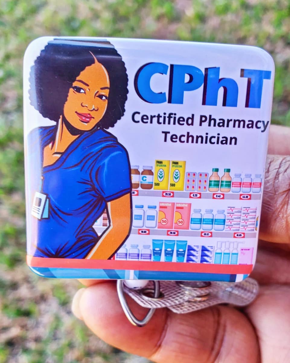 CPhT ID Badge Reel