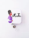 Respiratory Therapist BReaThe ID Badge Holder  *3 colors* - Reflections By Zana