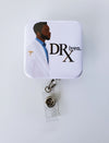 Pharmacist DRiven ID Badge Reel with Man and Woman Design - Reflections By Zana