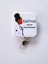 Nurse Practitioner EaRNed. Retractable ID Badge Badge - Reflections By Zana